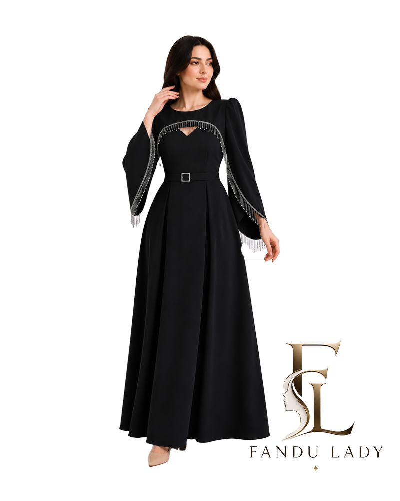 پیراهن مجلسی بلند زنانه مدل جواهر