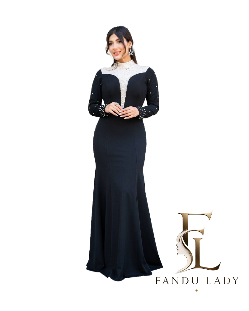 پیراهن مجلسی ماکسی  زنانه مدل شبنم