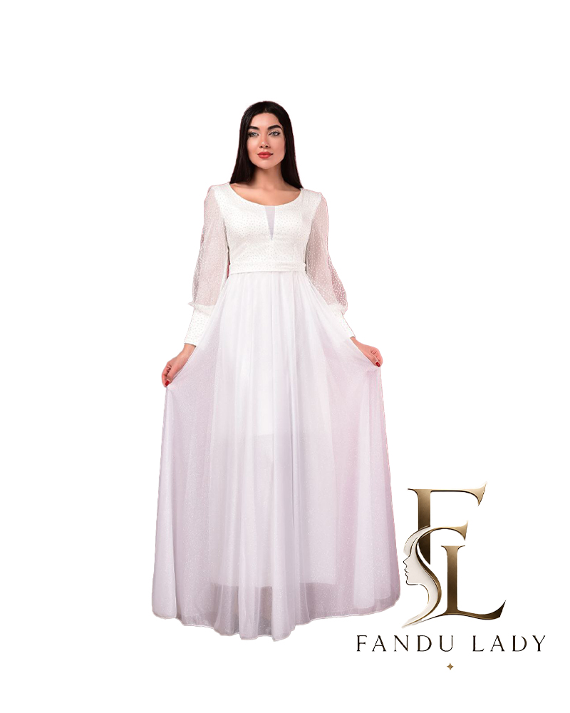 پیراهن مجلسی بلند زنانه مدل آدلینا