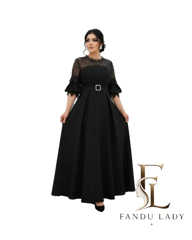 پیراهن مجلسی  بلند زنانه مدل حنا