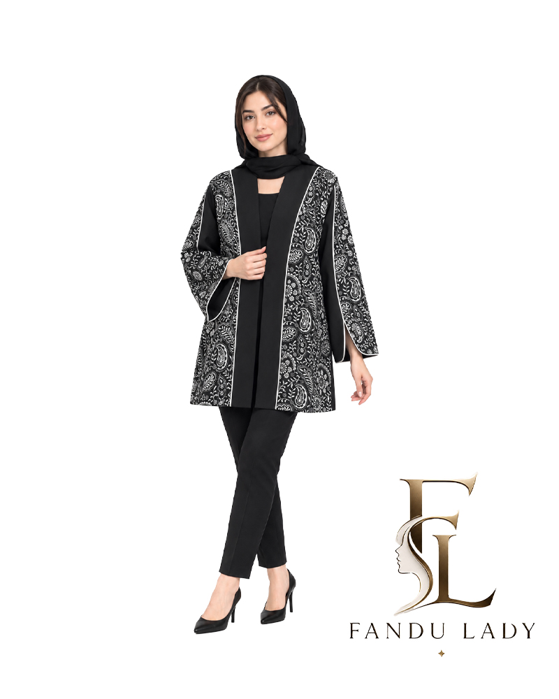 مانتو زنانه طرح سنتی پاییزه مدل رز