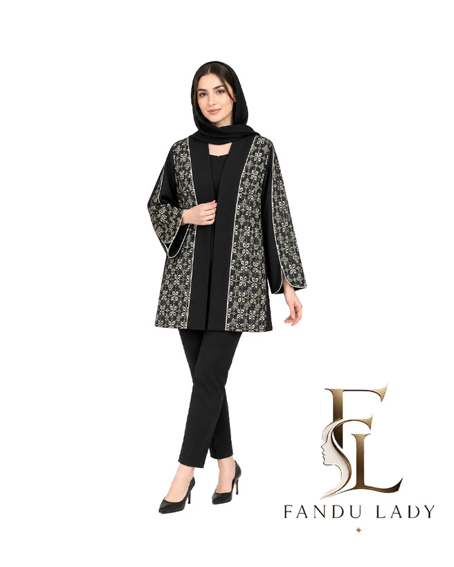 مانتو زنانه طرح سنتی پاییزه مدل رز